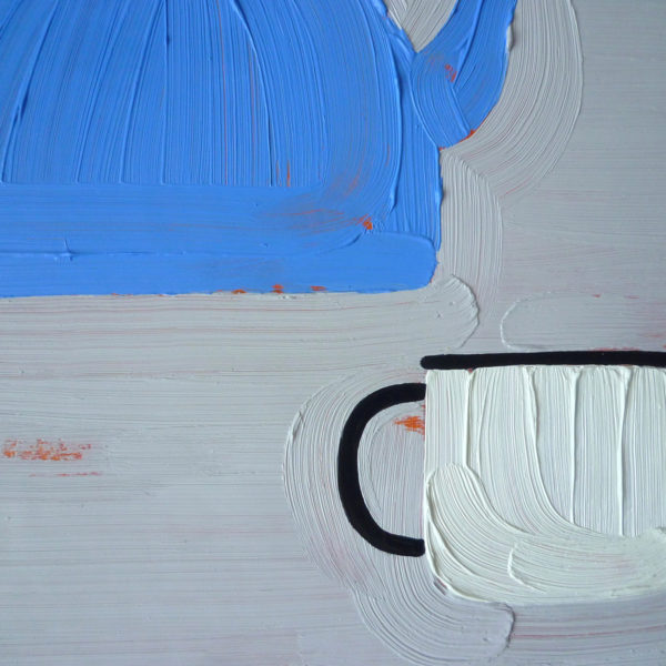 Still life with enamel dishes_oil on cardboard_artist Tatiana Sereda_details