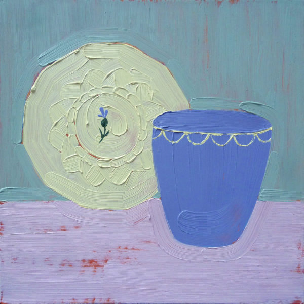Still life in soft colors_oil on cardboard_20x20 cm_artist Tatiana Sereda_2024