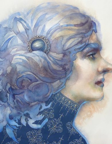 Beauty_Tatiana Sereda_watercolor, tempera on paper